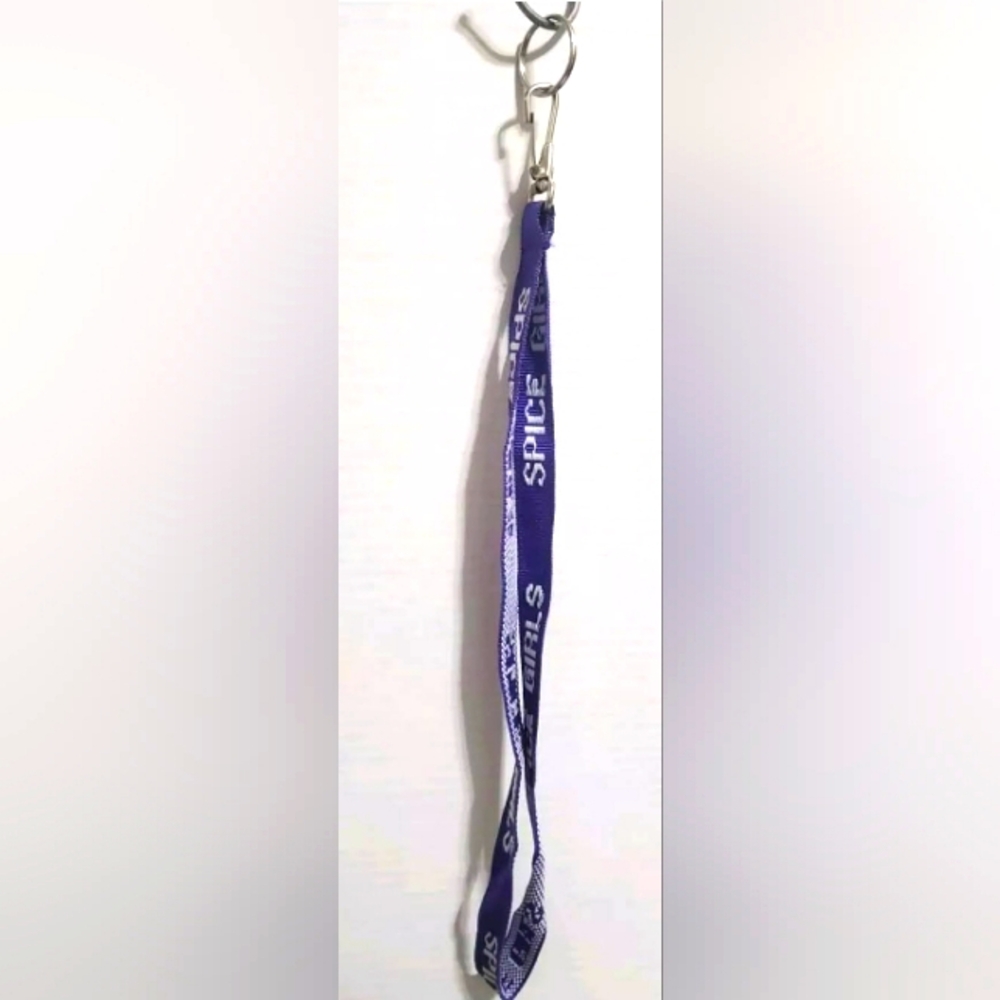 Vintage Spice Girls lanyard Keychain y2k 90s purple new